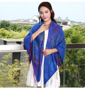 Colorful season female imitation cashmere shawl scarf wholesale
