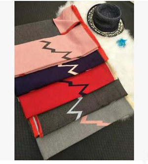Female lightning heart thick cape double cashmere scarf wholesale