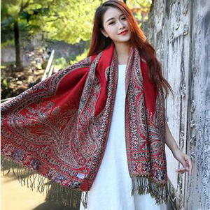 Bohemia  national wind cotton long round dual-use scarf wholesale
