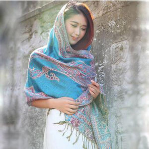 Bohemia  national wind cotton long round dual-use scarf wholesale