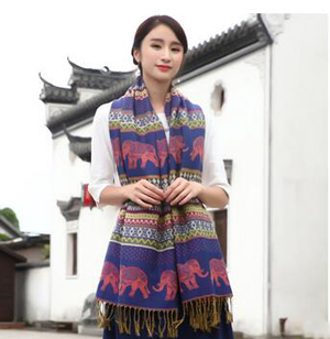 Tassel national wind restoring ancient ways scarf wholesale