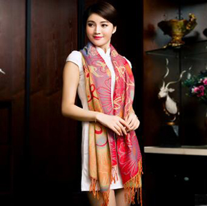 Cotton linen national wind female changed scarf wholesale