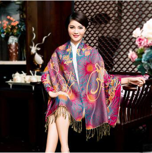 Cotton linen national wind female changed scarf wholesale