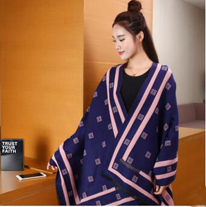 Female irregular pattern imitation cashmere scarf wholesale