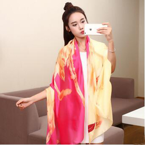 Emulation silk fabric changed female scarf wholesale