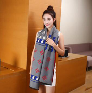 Female wholesale double-sided color design joker scarf
