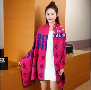 Female wholesale double-sided color design joker scarf