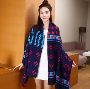 Female wholesale double-sided color design joker scarf