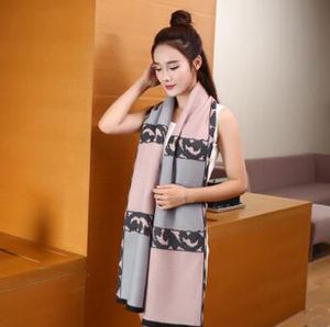 Female sunflower imitation cashmere scarf wholesale