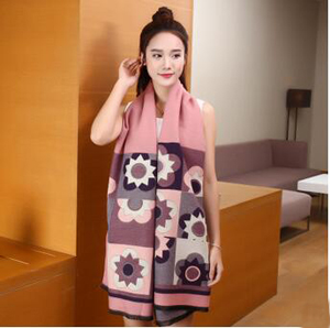 Female sunflower imitation cashmere scarf wholesale