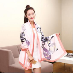 Joker satin dyeing emulation silk scarf wholesale