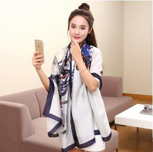 Joker satin dyeing emulation silk scarf wholesale