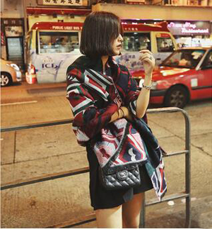 Female summer air conditioning imitation cashmere scarf wholesale
