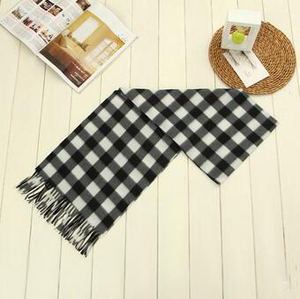 British classic lattice grid blended scarf wholesale