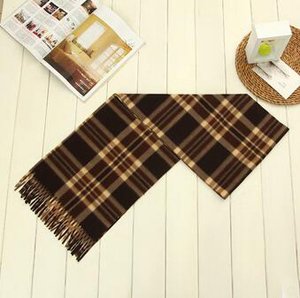 British classic lattice grid blended scarf wholesale