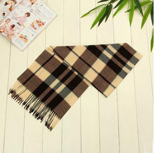 British classic lattice grid blended scarf wholesale