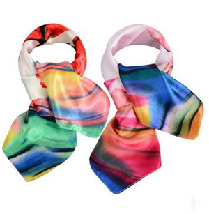 Professional women scarves small squares tie scarf wholesale