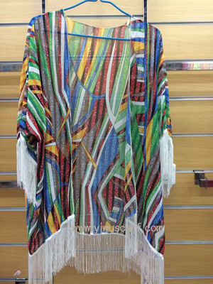 Female chiffon cloak shawls scarf wholesale