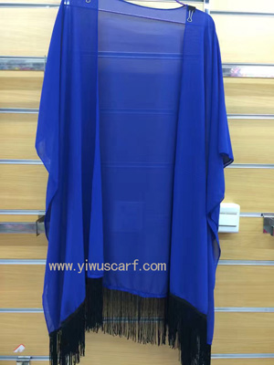 Female chiffon cloak shawls scarf wholesale