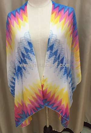 Female cloak color decorative pattern shawls scarf wholesale
