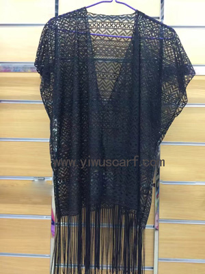 Female pure color lace shawls scarf wholesale
