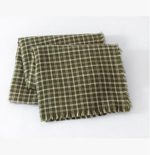 Grid imitation cashmere shawl wholesale