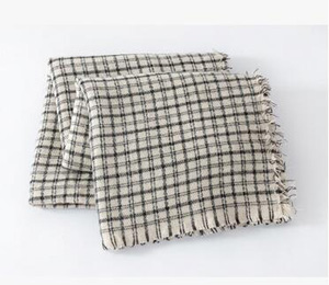 Grid imitation cashmere shawl wholesale