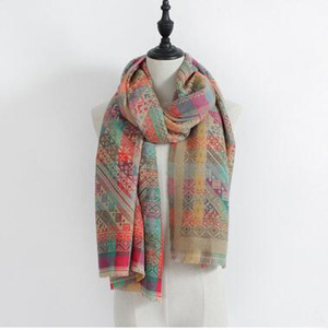 Bohemia national wind geometric figure scarf wholesale