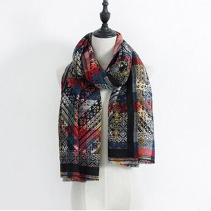 Bohemia national wind geometric figure scarf wholesale