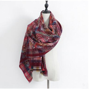 Bohemia national wind geometric figure scarf wholesale