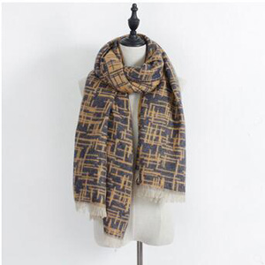Geometric figure imitation cashmere shawl scarf wholesale