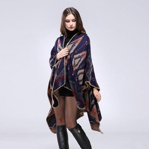 Geometric diamond chaddar split shawl wholesale