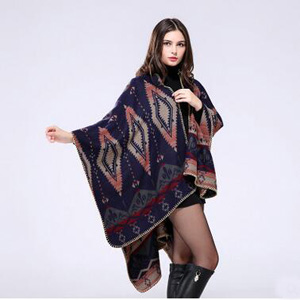 Geometric diamond chaddar split shawl wholesale