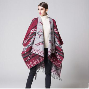 Diamond national wind travel tassel fork shawl scarf wholesale