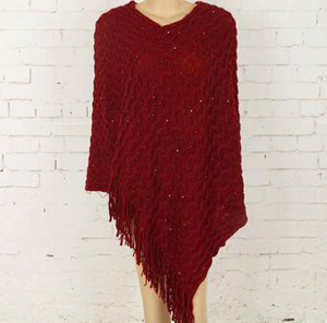 Sequins tassel hedge cloak shawl scarf wholesale