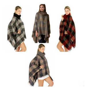 Female winter loose cloak shawl scarf wholesale