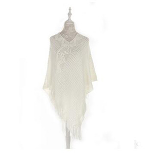Imitation cashmere sets tassel stole cloak wholesale