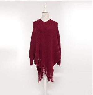 Monochrome sets imitation cashmere cape scarf wholesale