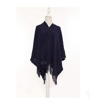 Monochrome sets imitation cashmere cape scarf wholesale