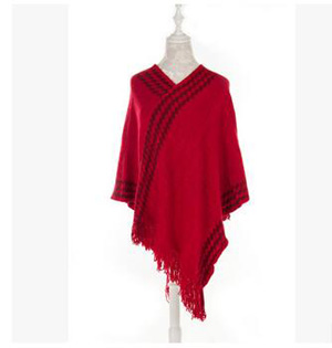 Eight head imitation cashmere cape shawl scarf wholesale