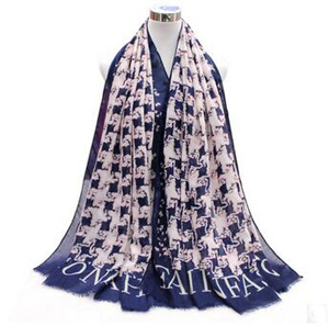 Suet plover case small square grid printing scarf