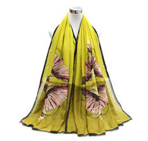 Color matching eagle printing suet wool scarves wholesale