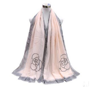 Joker contracted rose printed scarf wholesale