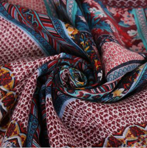 Tassel European American wind spell color scarf wholesale