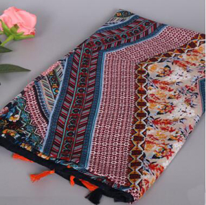 Tassel European American wind spell color scarf wholesale