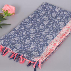 Tassel elegant small broken flower scarf wholesale