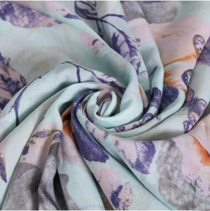 Big flower printed female scarf wholesale