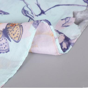 Big flower printed female scarf wholesale