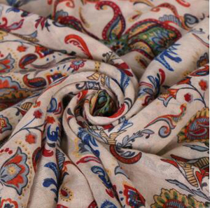 Factory direct sale tassel scarf cashew nuts scarf wholesale