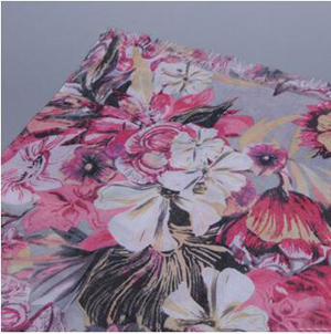 Cotton linen printed lady scarf wholesale
